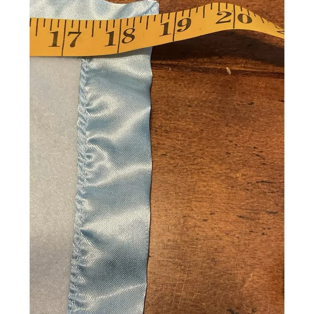 Blankets And Beyond Blue Patch Puppy Dog Baby Lovey Security Blanket Satin Edge